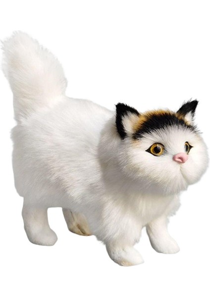Küçük Minyatür Simülasyon Kedi Figürleri Masa Üstü Beyaz Siyah Için Doğum Günü Hediyesi Koleksiyonu (Yurt Dışından) fırsatları