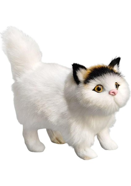 Küçük Minyatür Simülasyon Kedi Figürleri Masa Üstü Beyaz Siyah Için Doğum Günü Hediyesi Koleksiyonu (Yurt Dışından) indirimleri