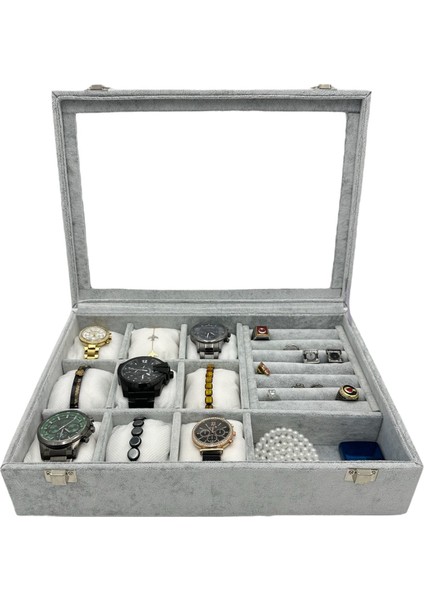 Gri Anfora Beyaz Yastıklı Yüzük, Takı ve Saat Kutusu fiyatları