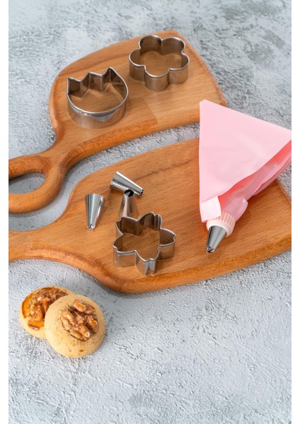 Sweet Silikon 8 Parça Pasta Yapım Malzemeleri