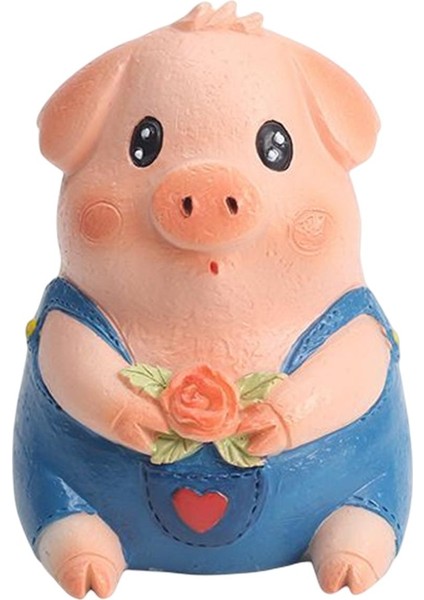Sevimli Hayvanlar Heykeli Minyatür Reçine Heykelcik Süs Masa Dekorasyonu Için Piggy (Yurt Dışından) fırsatları