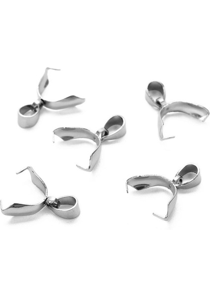 20 Stianless Kefaletler Çelik Kolye Örü Kapaklar Için 4X16MM (Yurt Dışından)