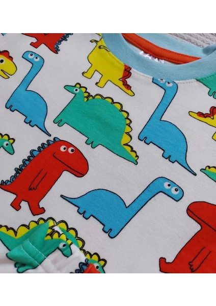 %100 Pamuk Erkek Çocuk Pijama Takımı
