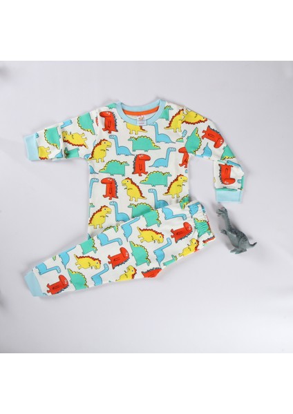 %100 Pamuk Erkek Çocuk Pijama Takımı