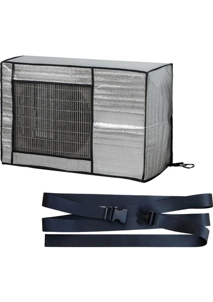 Klima Kapağı Toz Geçirmez Isı Yalıtımı Rüzgar Geçirmez Sabitleme Kemeri 98CMX73CMX41CM (Yurt Dışından)