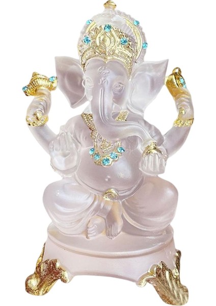 Hindu I Heykeli Heykelcik Fengshui Dekor El Sanatları Temizle Aureate Mavi (Yurt Dışından)