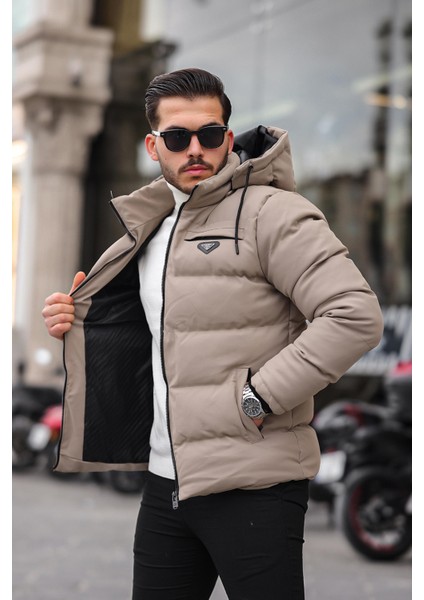 Armalı Karbon Deri Mont Kapüşonlu Pldp 2959