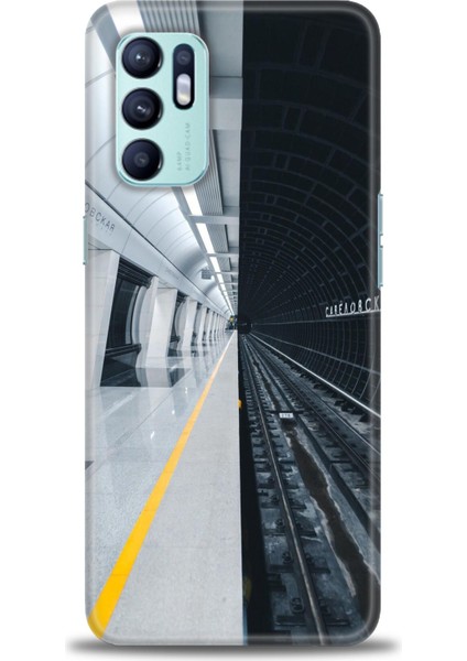 Oppo Reno 6 Kılıf Hd Baskılı - Metro Station