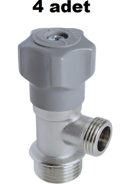 Taharet Musluğu Gri Volanlı 1/2 x 3/8 fiyatları