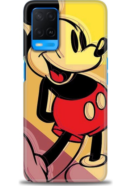 Oppo A54 Kılıf Hd Baskılı - Mickey Mousee