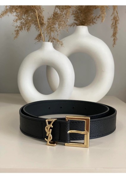 Yazılı Tokalı Köprülü Kemer, Pantolon Kemeri, Ceket Kemeri, Elbise Kemeri, Gömlek Kemeri (3'lü Set)