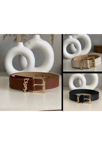 Yazılı Tokalı Köprülü Kemer, Pantolon Kemeri, Ceket Kemeri, Elbise Kemeri, Gömlek Kemeri (3'lü Set) fırsatları