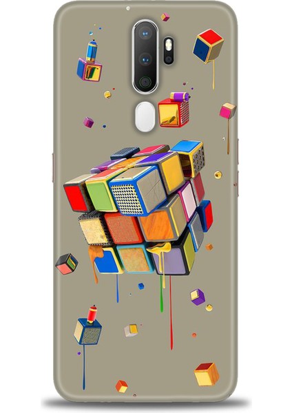 Oppo A5 2020 Kılıf Hd Baskılı - Zeka Küpü