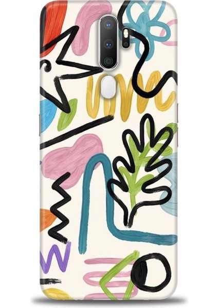 Oppo A5 2020 Kılıf Hd Baskılı - Çizimler