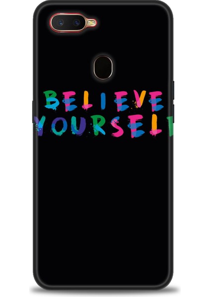 Oppo A12 Kılıf Hd Baskılı - Believe