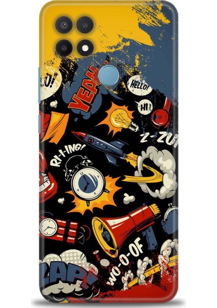 Oppo A15 Kılıf Hd Baskılı - Z Zum!