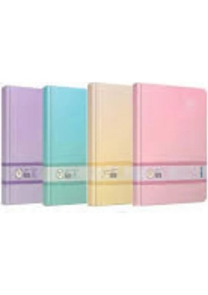 Thebook Pastel Ip Dikiş Sert Kapak 20X28 296 Yaprak Kareli Defter