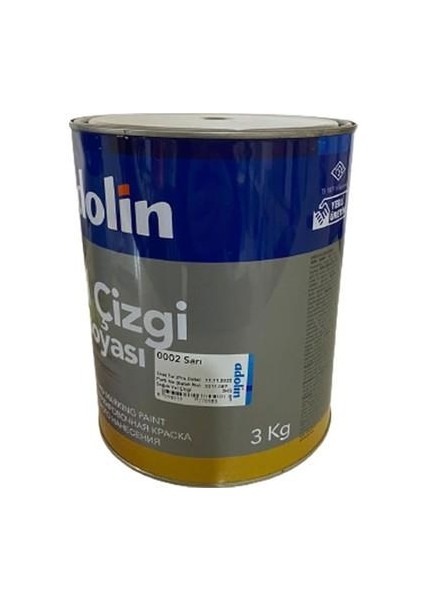 Yol Çizgi Boyası Sarı 3 kg