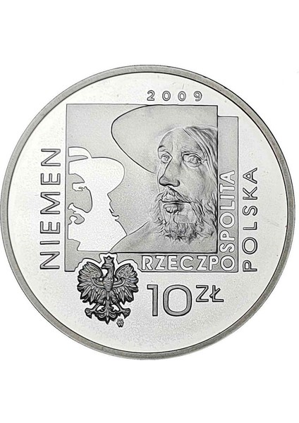 Polonya 2009 Yılı 10 Zloty Hatıra Gümüş Çil 14 Gr.