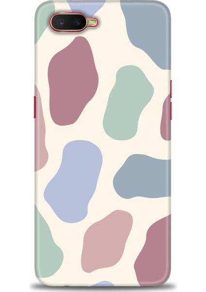 Oppo RX17 Neo Kılıf Hd Baskılı - Renkli Benek