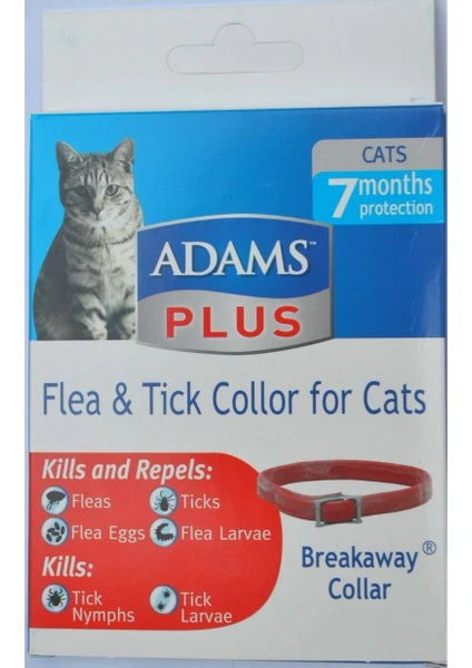 Plus Kedi Pire Tasma Dış Parazit Suya Dayanıklı 7 Ay Etkin Koruma Pire Tasma Dis Parazit Cat Flea Tick Collar