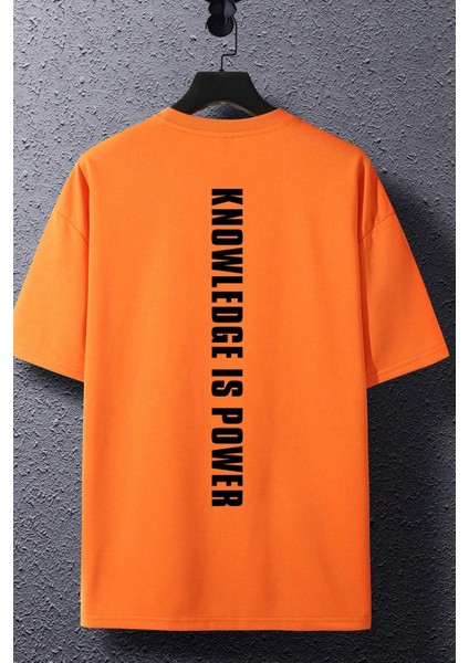 Only Trendwear Unisex Knowledge Is Power Baskılı Tasarım Tshirt fiyatları