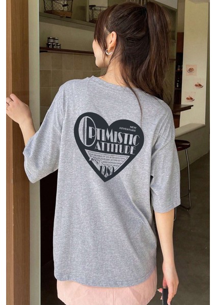 Only Trendwear Unisex Optimistic Baskılı Tasarım Tshirt fiyatları
