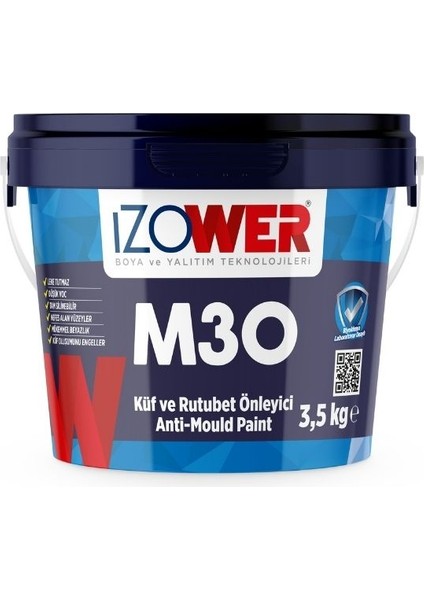 M 30 Küf ve Rutubet Önleyici Anti Mould Paint 3,5 Lt