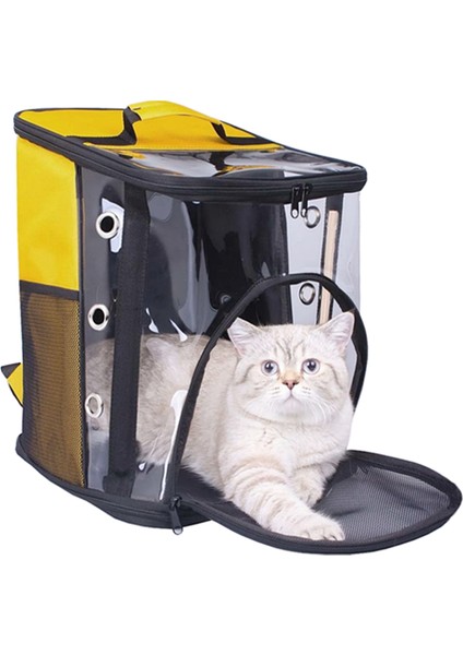 Galaksi Kedi Taşıma Çantası 30 x 30 x 40 cm Sarı