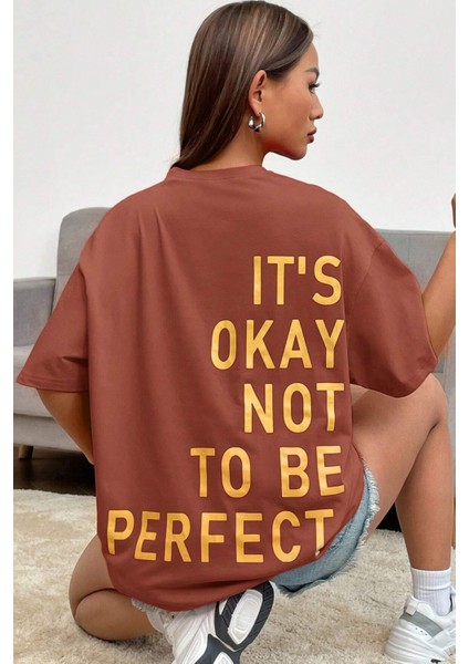 Only Trendwear Unisex It'S Okay Baskılı Tasarım Tshirt
