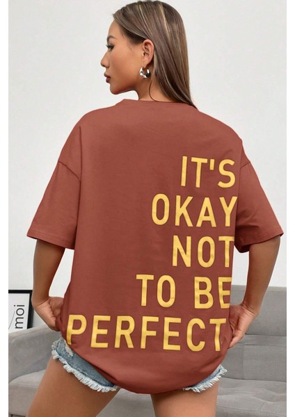 Only Trendwear Unisex It'S Okay Baskılı Tasarım Tshirt fiyatları