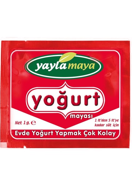 Yayla Maya Yoğurt Mayası 20’li Kutu (20X1GR) Helal Belgeli