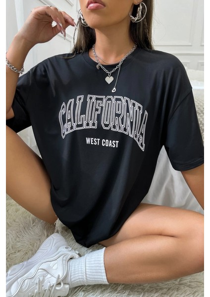 Only Trendwear Unisex California West Coast Baskılı Tasarım Tshirt