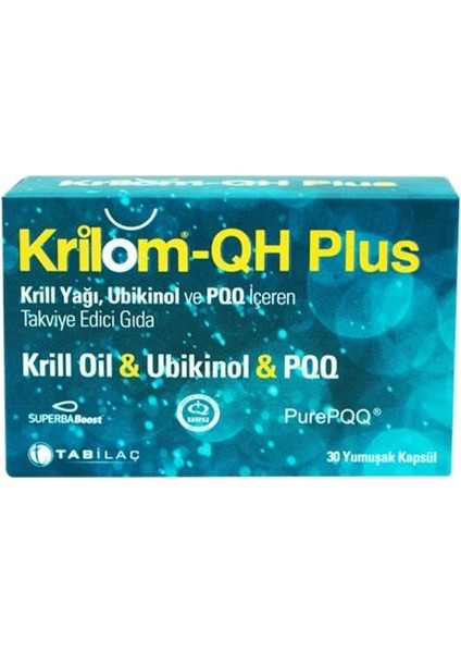 Tab Krilom Qh Plus 30 Yumuşak Kapsül