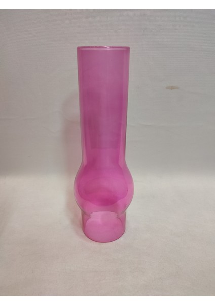 Avize Lamba Camı.Tam Pembe Renkli. (Alt Çap:7.00cm-h:25.00cm)