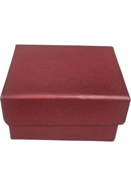 Bordo Sert Yüzük Kutusu 30 Lu Paket ( Içi Süngerli ) modelleri