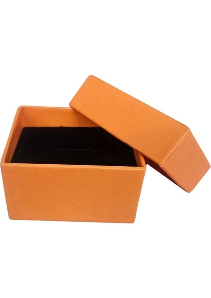 Turuncu Sert Yüzük Kutusu 30 Lu Paket ( Içi Süngerli ) fiyatları