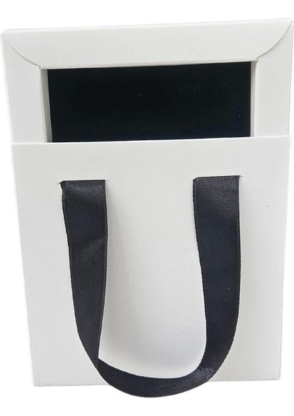 Beyaz 12 Adet Çekmeceli ve Çantalı Karton Kolye&mini Set Kutusu (12X12 cm ) fırsatları