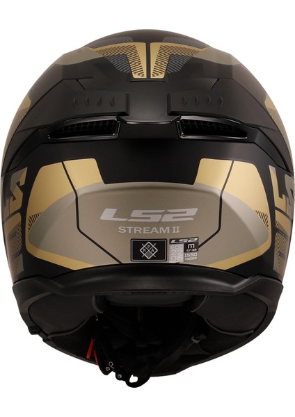 Stream 2 Road Mat Siyah-Gold-Gri Kask indirimleri