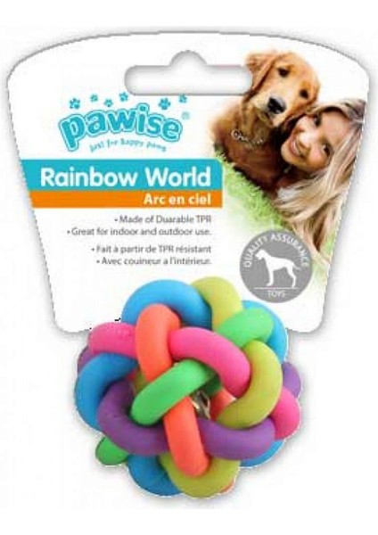 Rainbow World Örgü Top 6 5 cm