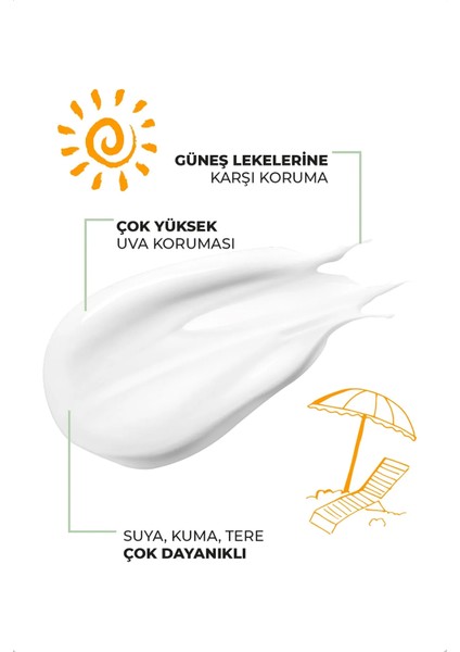 Sinoz Spf 50 Leke Karşıtı Yüksek Koruyucu Yüz Güneş Kremi 50 ml Normal Ve Kuru Ciltler Için