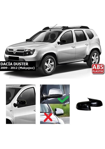 Dacia Duster 2009-2012 Makyajsız Yarasa Ayna Kapak