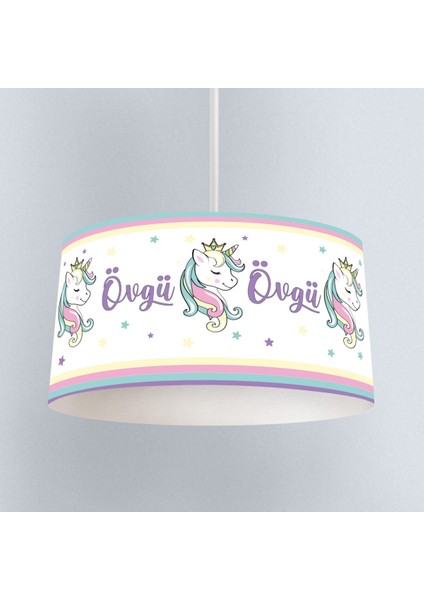 Çocuk Odası Dijital Baskılı Tekli Modern Sarkıt Avize Special Model 0103