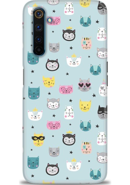 Realme 6 Pro Kılıf Hd Baskılı - Cats