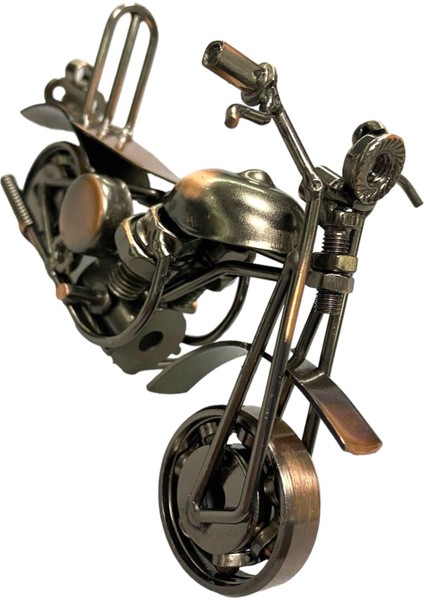 Eskitme Desenli Retro Metal Motor 709687