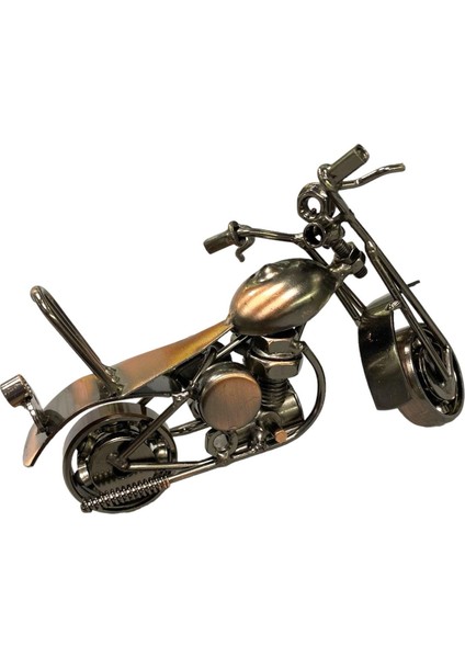 Eskitme Desenli Retro Metal Motor 709687