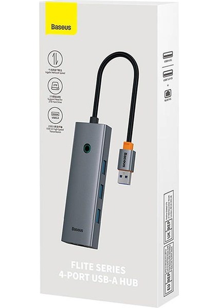 Ultrajoy 4'ü 1 Arada (Hub Usb) 3.0, Usb-A ve RJ45 Ethernet Girişli