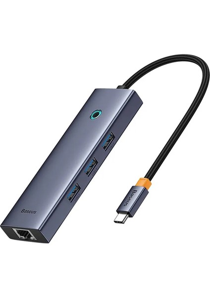 Ultrajoy Serisi 4in1 Hubtype-C Usb-C, Usb3.0 X3 , + RJ45 Hub