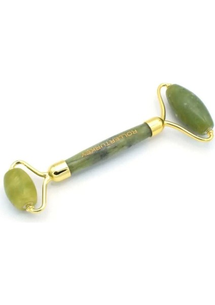 Yeşim Taşı Yüz Cilt Masaj Bakım Aleti Anti Aging Skin Jade Roller