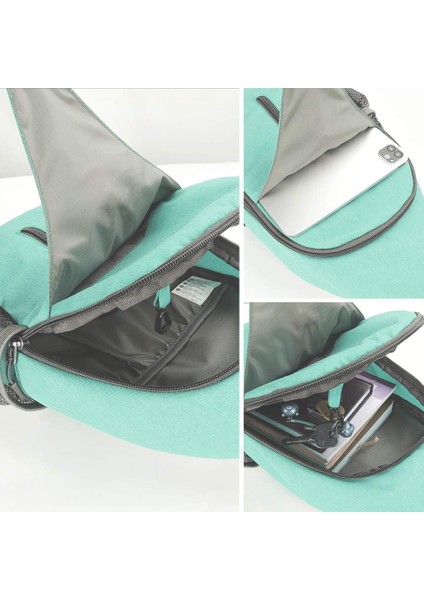 Crossbody Sling Sırt Çantası Sling Çanta Seyahat Yürüyüş Göğüs Çantası Sırt Çantası (Yurt Dışından)